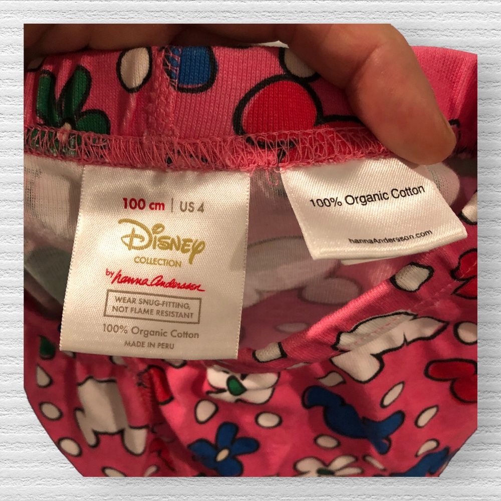 Hanna Andersson Minnie Mouse Pajama Shorts - Picture 2 of 4